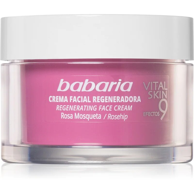 Babaria Rosa Mosqueta regeneracijska krema za obraz proti gubam 50 ml