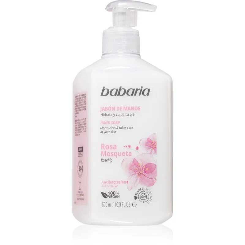 Babaria Rosa Mosqueta tekoče milo za roke 500 ml