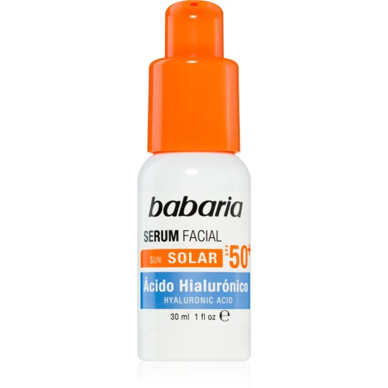 Babaria Sun Face vlažilni serum z visoko UV zaščito SPF 50+ 30 ml