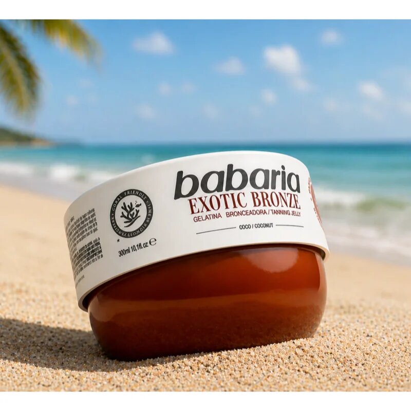 Babaria Tanning Jelly Exotic Bronze gel za telo za intenzivno porjavelost 300 ml