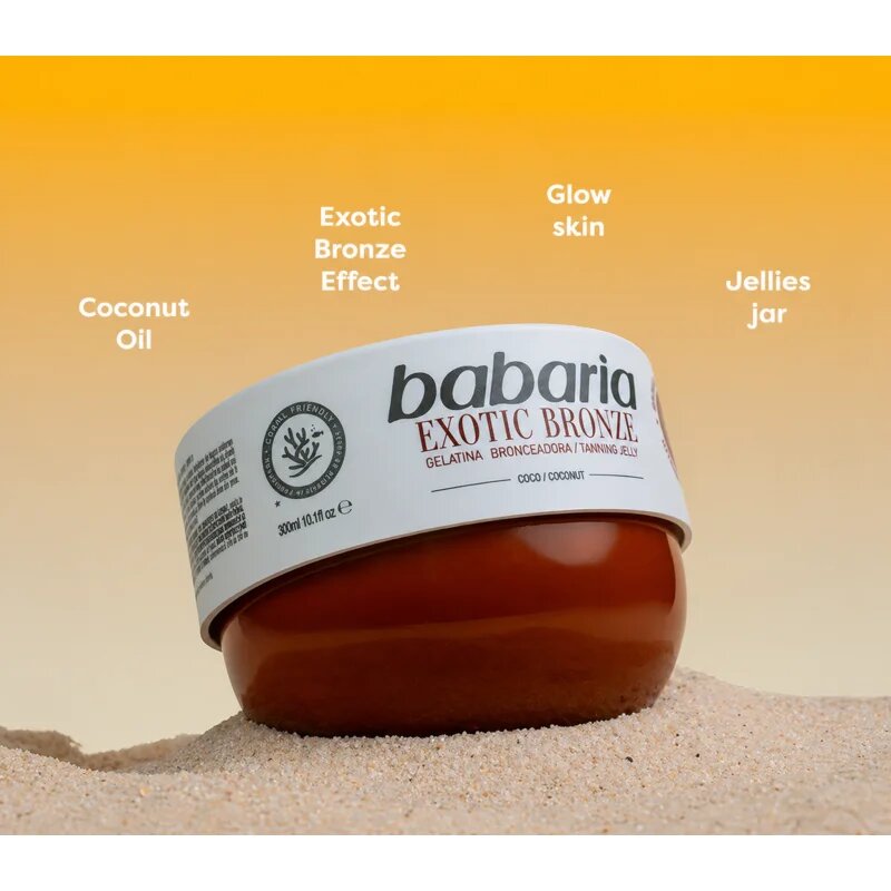 Babaria Tanning Jelly Exotic Bronze gel za telo za intenzivno porjavelost 300 ml