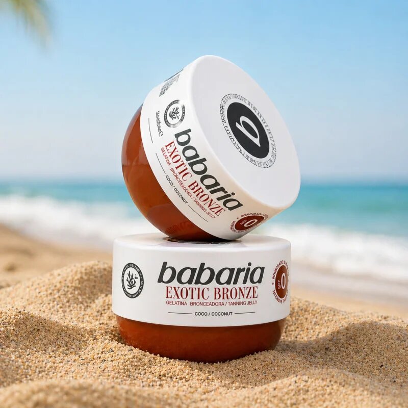 Babaria Tanning Jelly Exotic Bronze gel za telo za intenzivno porjavelost 75 ml