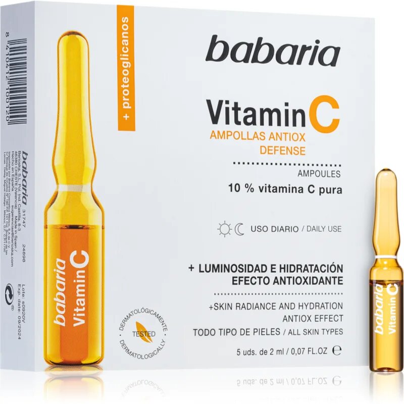 Babaria Vitamin C ampule z vitaminom C 5 x 2 ml