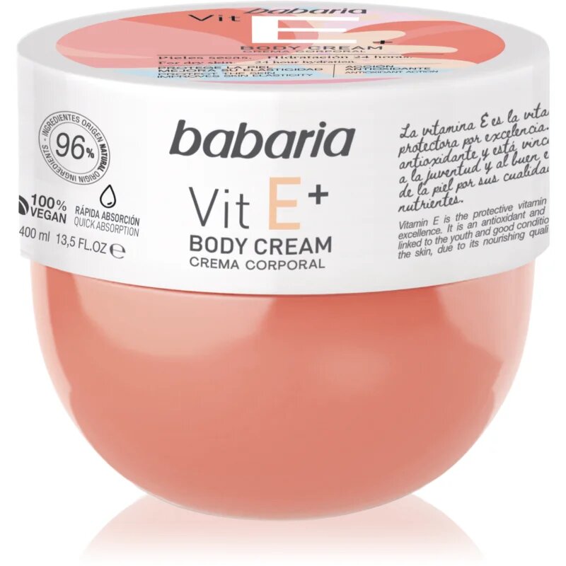 Babaria Vitamin E losjon za telo z vitaminom E 400 ml