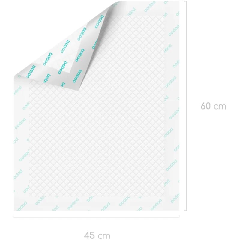 Baboo AirComfort Disposable Absorbing Changing Pads previjalne podloge za enkratno uporabo 60×45 cm 20 kos