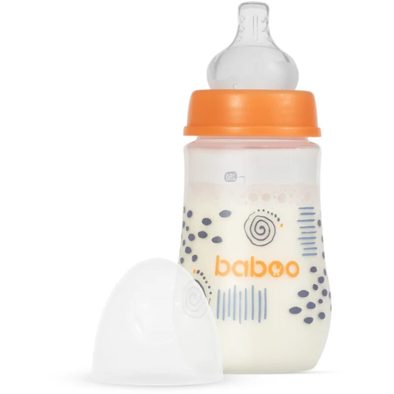 Baboo Anti-colic Feeding Bottle antikolična steklenička Blue Haze 3 m+ 1 kos
