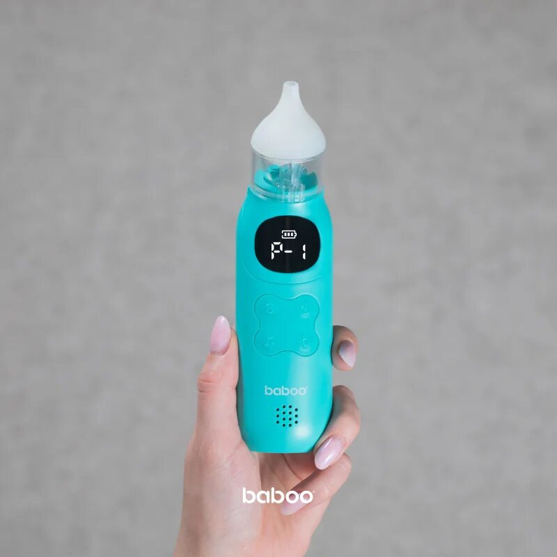 Baboo Comfort Breathe Baby Nasal Aspirator aspirator za čiščenje nosu 0m+ 1 kos