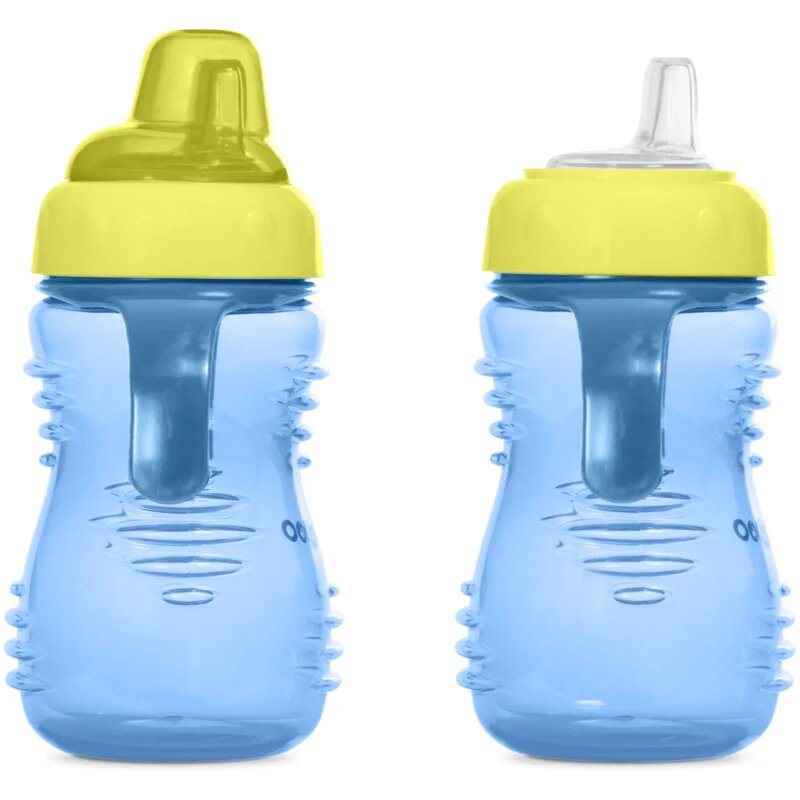 Baboo Cup with Silicone Spout skodelica s silikonskim ustnikom Blue 6m+ 260 ml