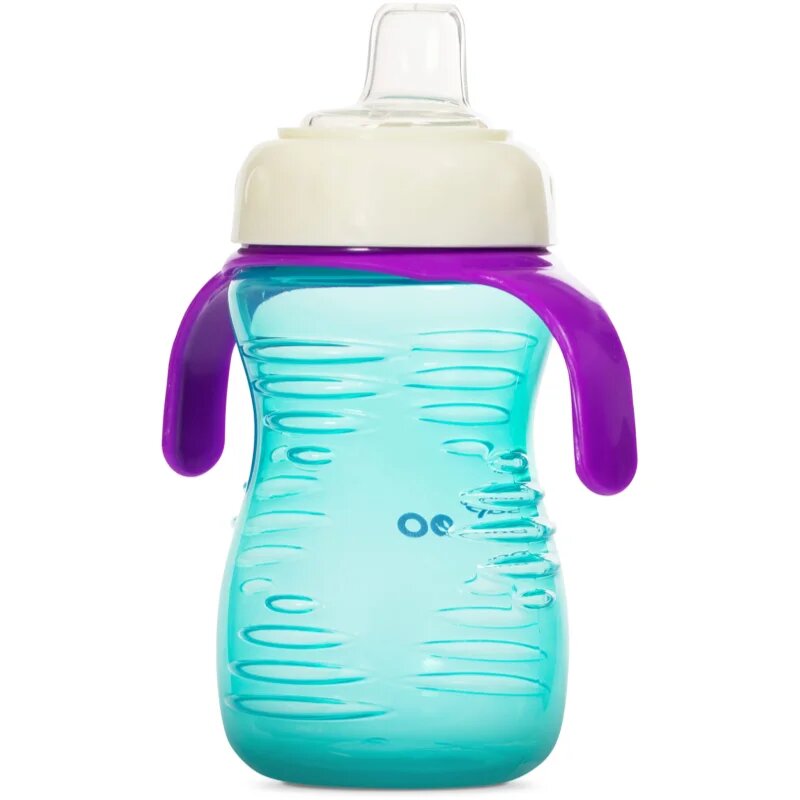Baboo Cup with Silicone Spout skodelica s silikonskim ustnikom Mint 6m+ 260 ml