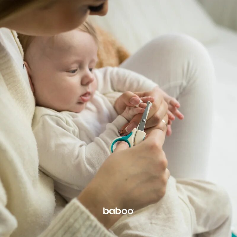 Baboo Nail Care Set set za manikiro za otroke od rojstva 0m+ 2 kos