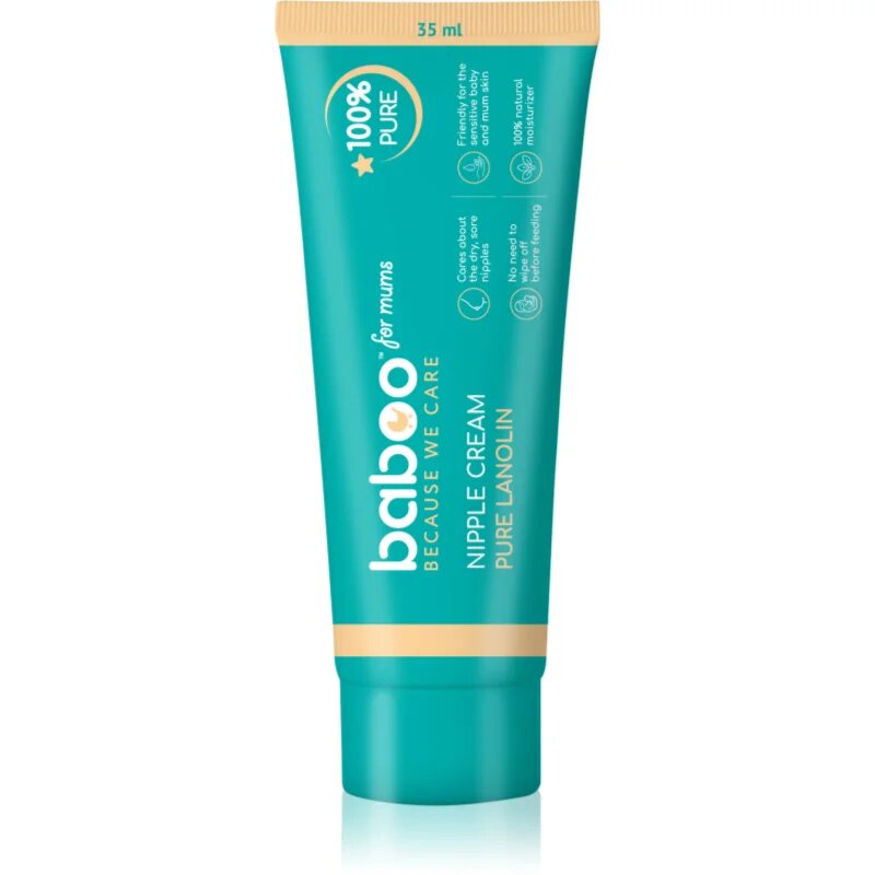 Baboo Nipple Cream Pure Lanolin mazilo z lanolinom 35 ml