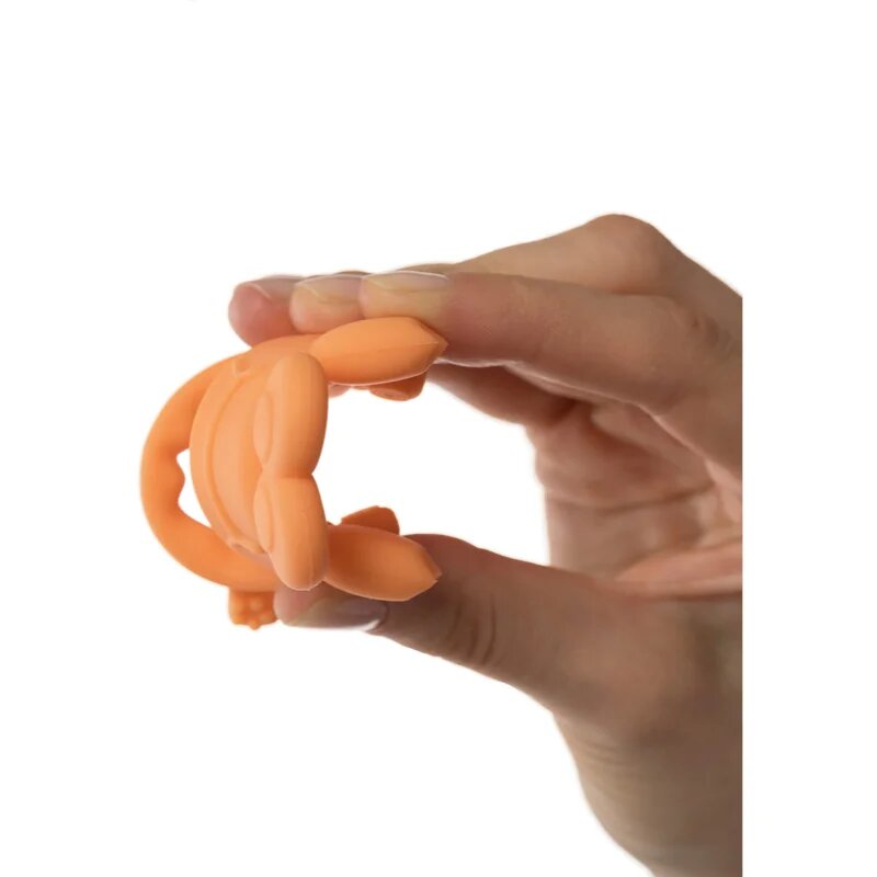 Baboo Silicone Teether grizalo Crab 4m+ 1 kos