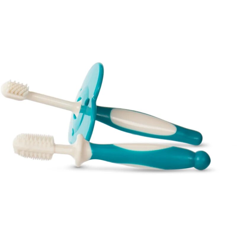 Baboo Toothbrush Set set zobne nege za dojenčke 6-12 m 2 kos