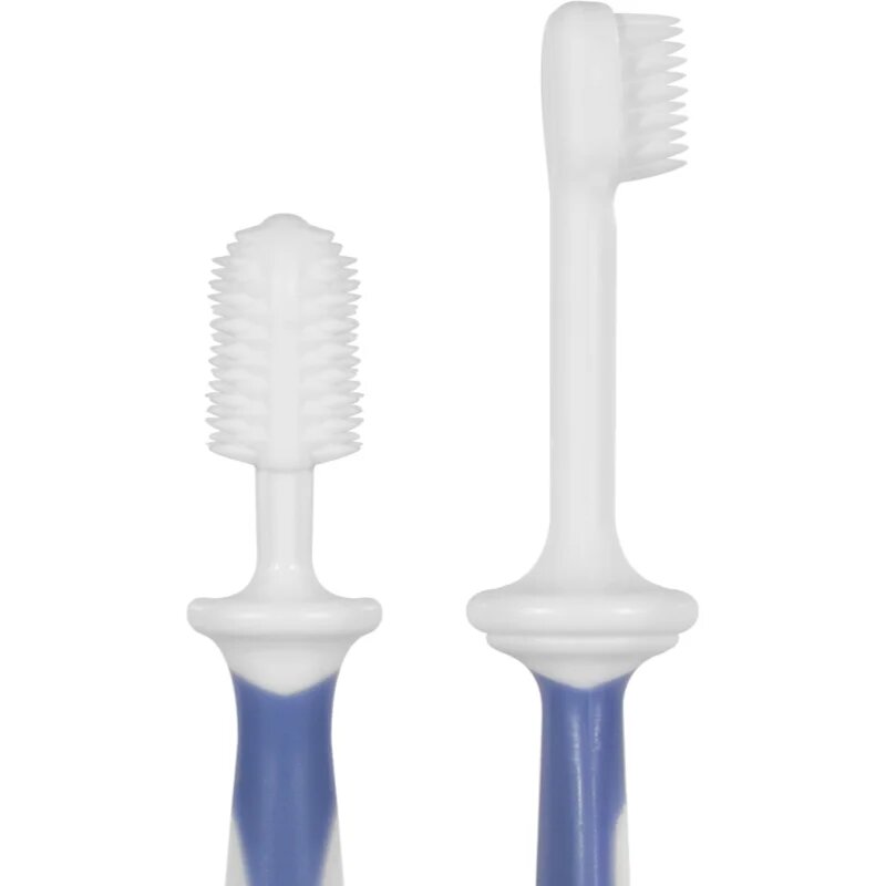Baboo Toothbrush Set set zobne nege za dojenčke Blue Haze 6m+ 3 kos