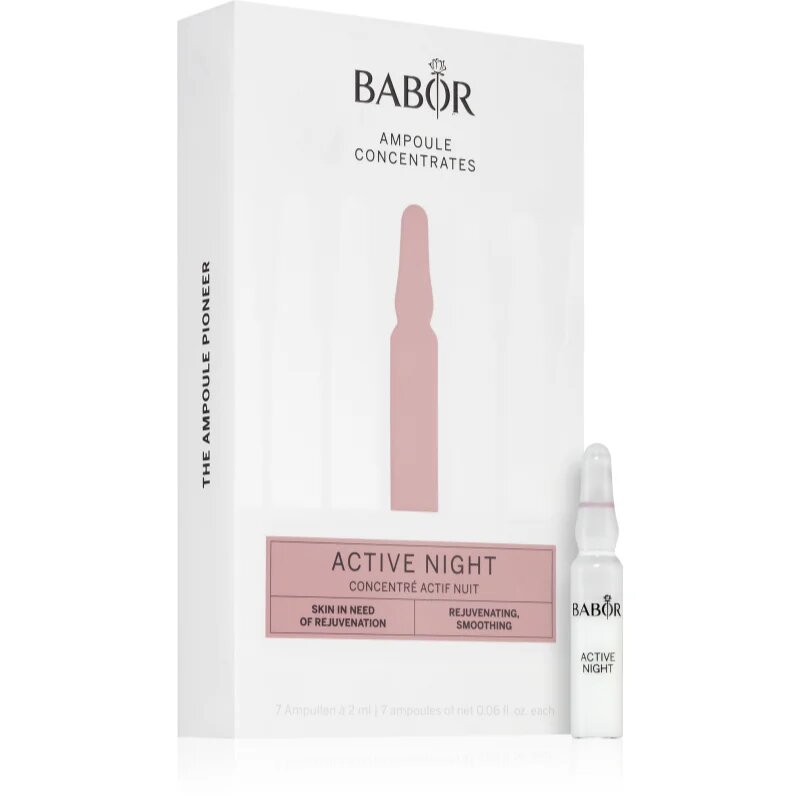 BABOR Ampoule Concentrates Active Night ampule za regeneracijo obraza 7x2 ml