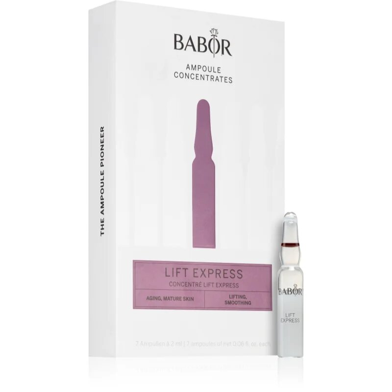 BABOR Ampoule Concentrates Lift Express ampulice proti staranju in za učvrstitev kože 7x2 ml
