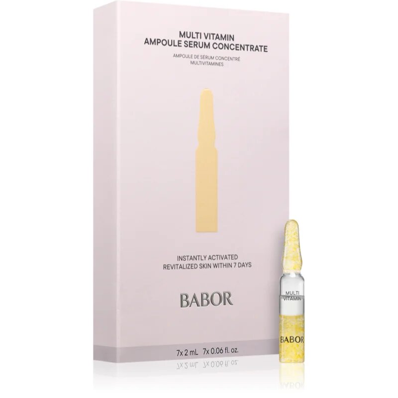 BABOR Ampoule Concentrates Multi Vitamin koncentrirani serum za prehrano in hidracijo 7x2 ml