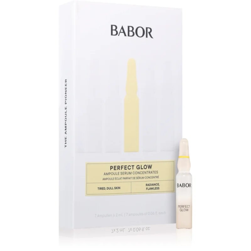 BABOR Ampoule Concentrates Perfect Glow koncentrirani serum za osvetljevanje kože in hidratacijo 7x2 ml