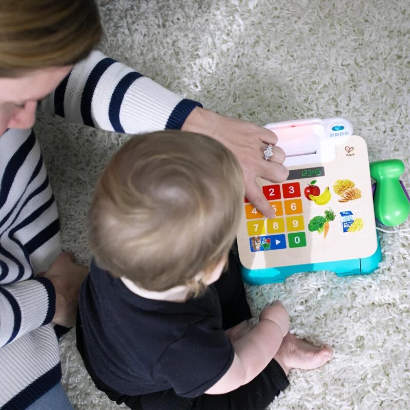 Baby Einstein Hape Magic Touch Cash Register aktivnostna igrača 9 m+ 1 kos