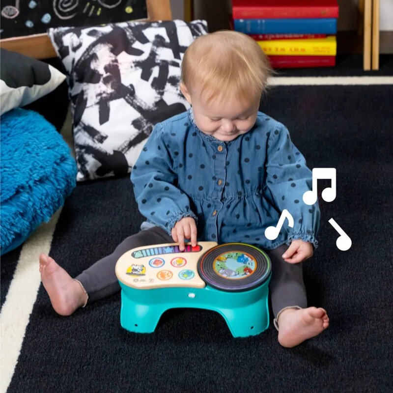 Baby Einstein Hape Magic Touch Gramofon DJ Discovery™ glasbena igrača 6m+ 1 kos