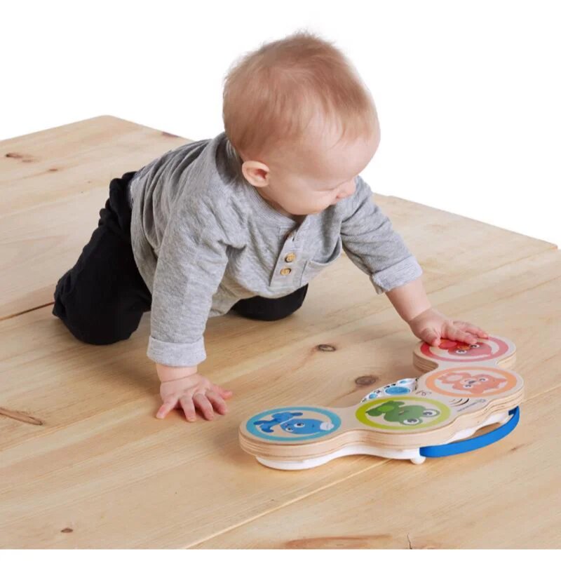 Baby Einstein Magic Touch Drums Wooden glasbena igrača iz lesa 6m+ 1 kos
