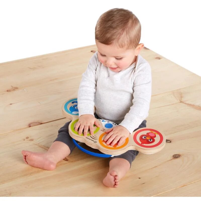 Baby Einstein Magic Touch Drums Wooden glasbena igrača iz lesa 6m+ 1 kos