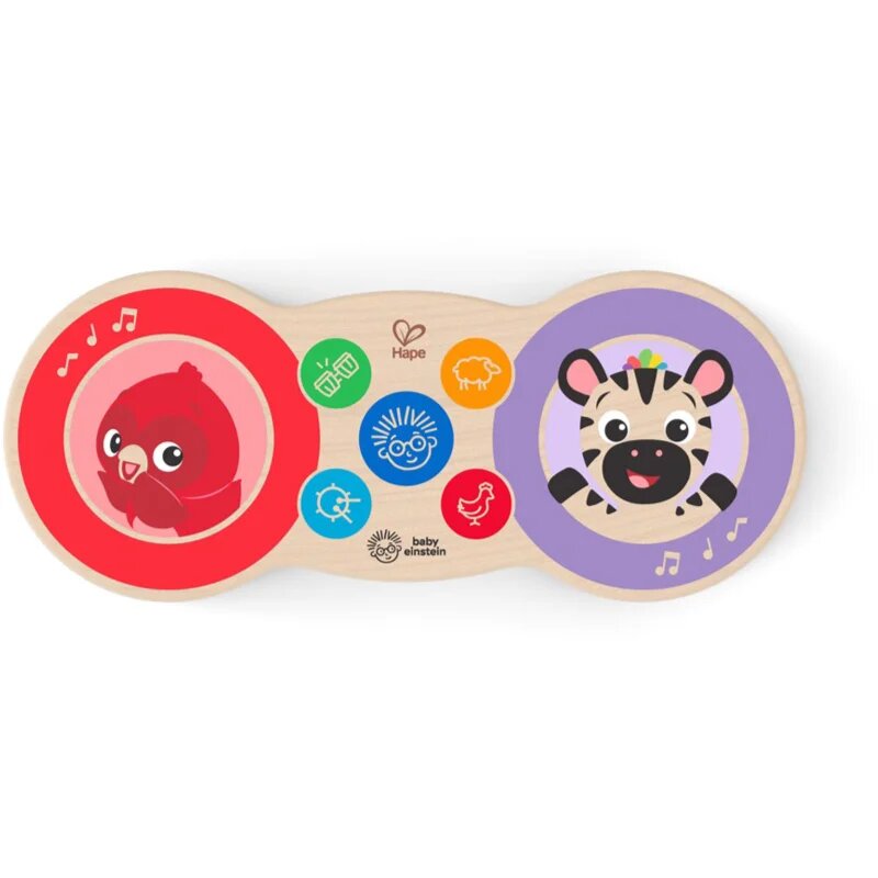 Baby Einstein Magic Touch Drums Wooden glasbena igrača iz lesa 6m+ 1 kos