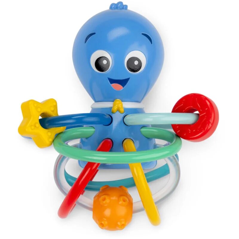 Baby Einstein Opus's Shake & Soothe Teether Toy & Rattle grizalo z ropotuljico 0 m+ 1 kos