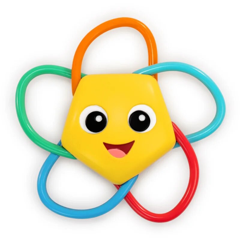 Baby Einstein Soothing Star Teether & Rattle Toy grizalo z ropotuljico 0 m+ 1 kos