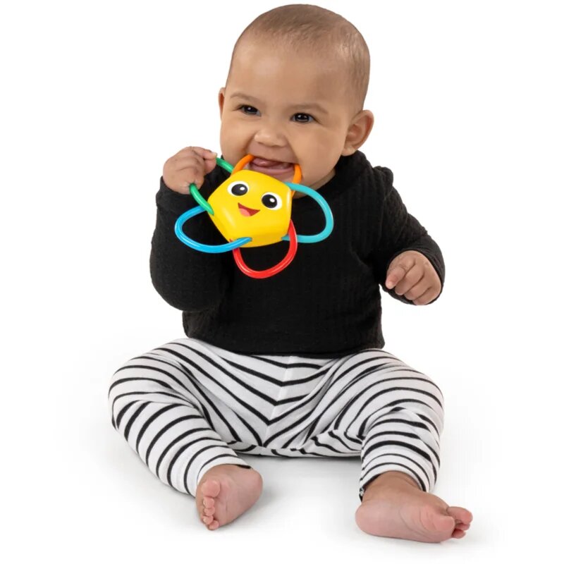 Baby Einstein Soothing Star Teether & Rattle Toy grizalo z ropotuljico 0 m+ 1 kos