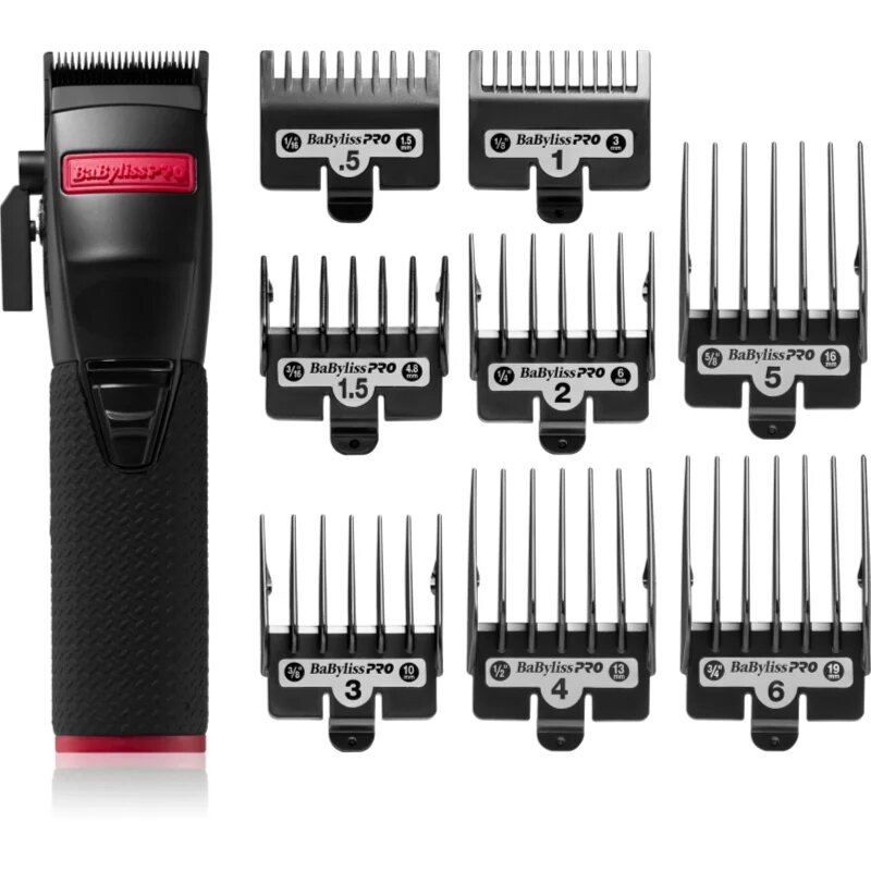 BaByliss PRO FX8700RBPE Boost+ Black Clipper prirezovalnik za lase in brado 1 kos