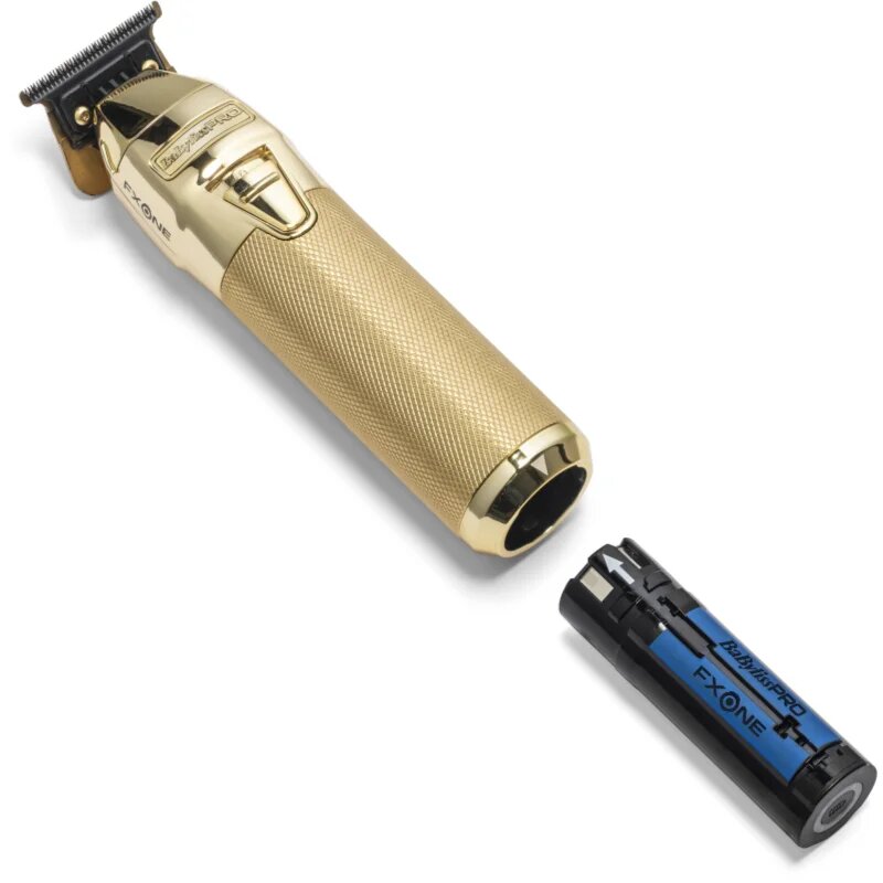BaByliss PRO Fxone Skeleton FX799MBE profesionalni strojček za striženje las za natančno oblikovanje linije brade Gold 1 kos