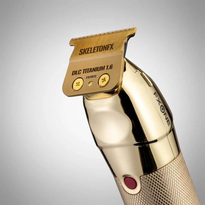 BaByliss PRO Fxone Skeleton FX799MBE profesionalni strojček za striženje las za natančno oblikovanje linije brade Gold 1 kos