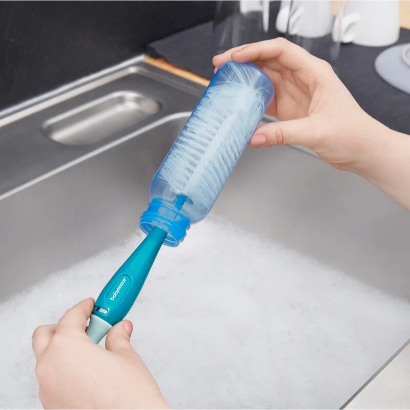 Babymoov Baby Bottle Brush 2 in 1 krtača za čiščenje 2 v 1 1 kos