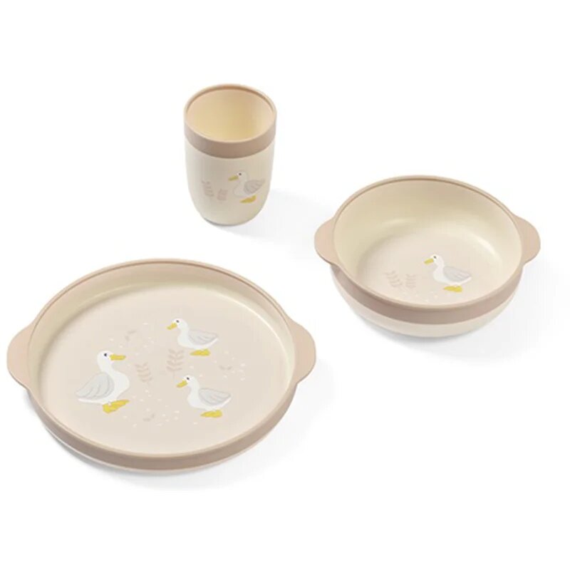 BabyOno Be Active Feeding Set Farmer jedilni set 12m+ 3 kos