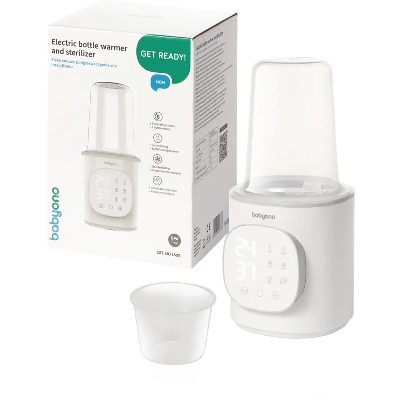 BabyOno Electric Bottle Warmer and Sterilizer večnamenski grelnik otroških stekleničk 1 kos