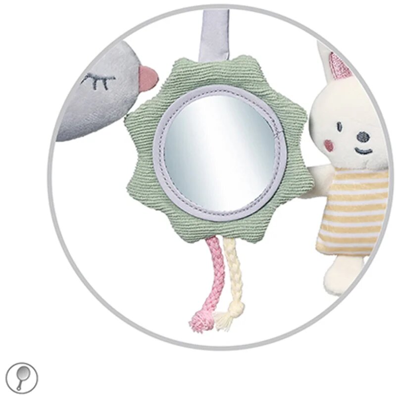BabyOno Have Fun Nature kontrastna viseča igrača 0m+ 1 kos