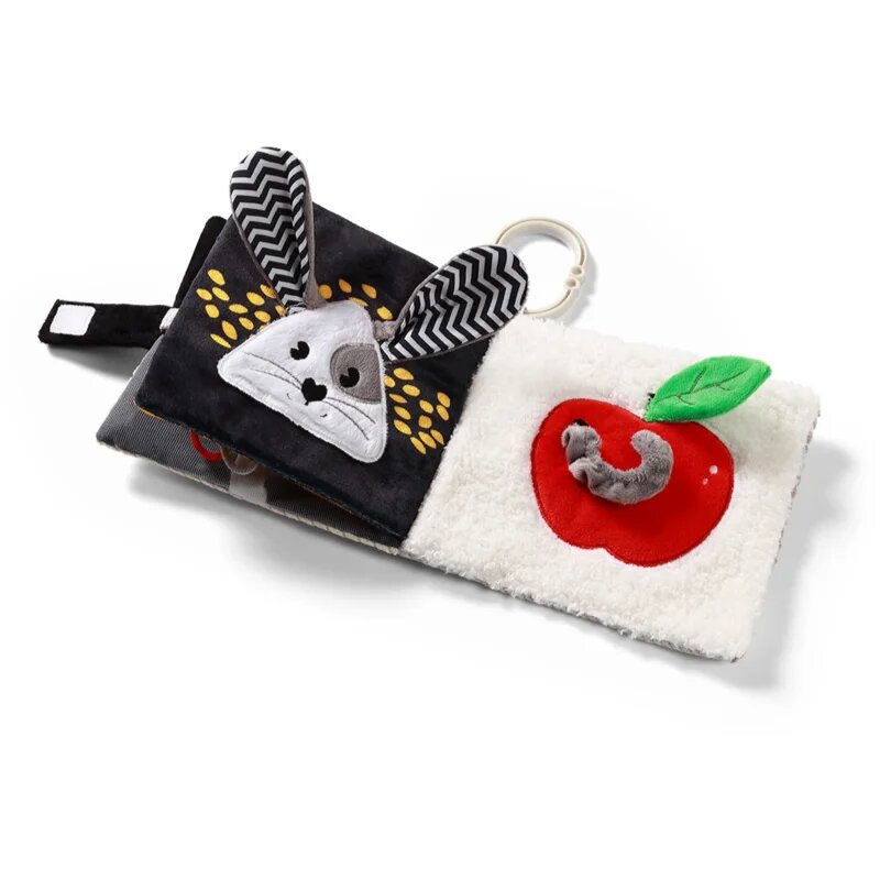 BabyOno Mouse kontrastna izobraževalna knjiga 0m+ 1 kos
