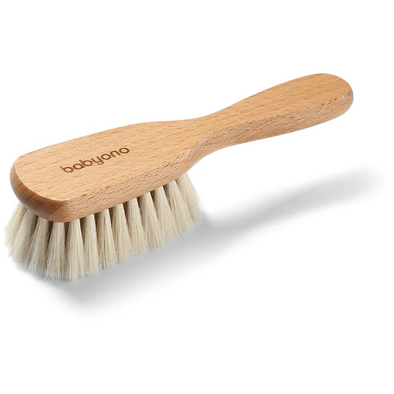 BabyOno Take Care Brush with Natural Bristles krtača za lase za otroke od rojstva 1 kos