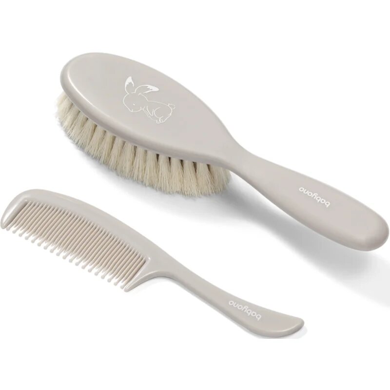 BabyOno Take Care Hairbrush and Comb set za otroke od rojstva Gray