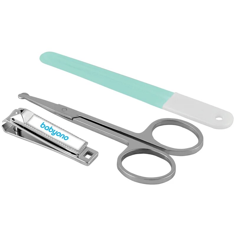 BabyOno Take Care Nail Care set za manikiro za otroke Mint 1 kos
