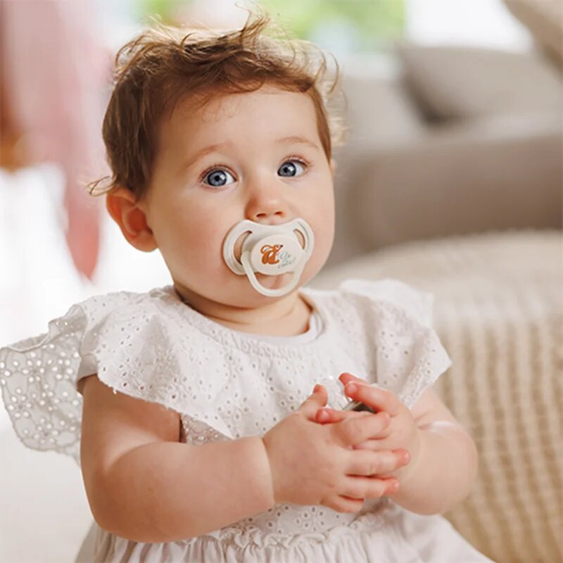 BabyOno Take Care Symmetrical Silicone Soothers duda Day & Night 6-18m+ 2 kos