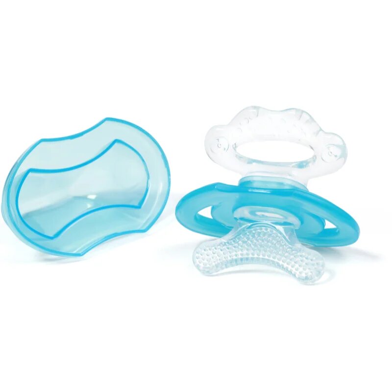 BabyOno Teether grizalo 3m+ Blue 1 kos