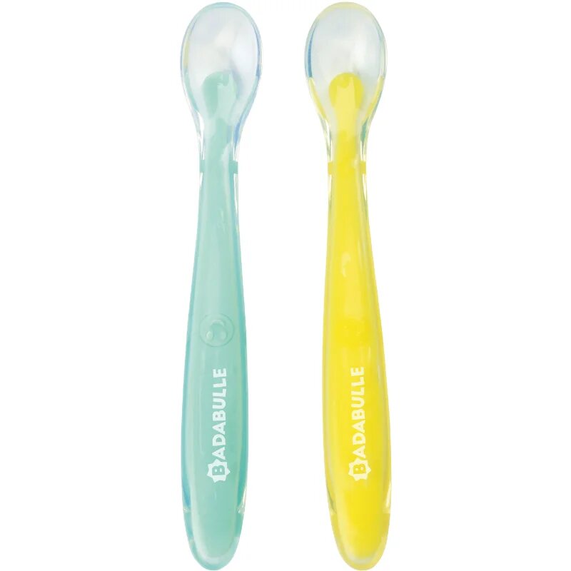 Badabulle Silicone Spoons žlička 3 m+ 2 kos