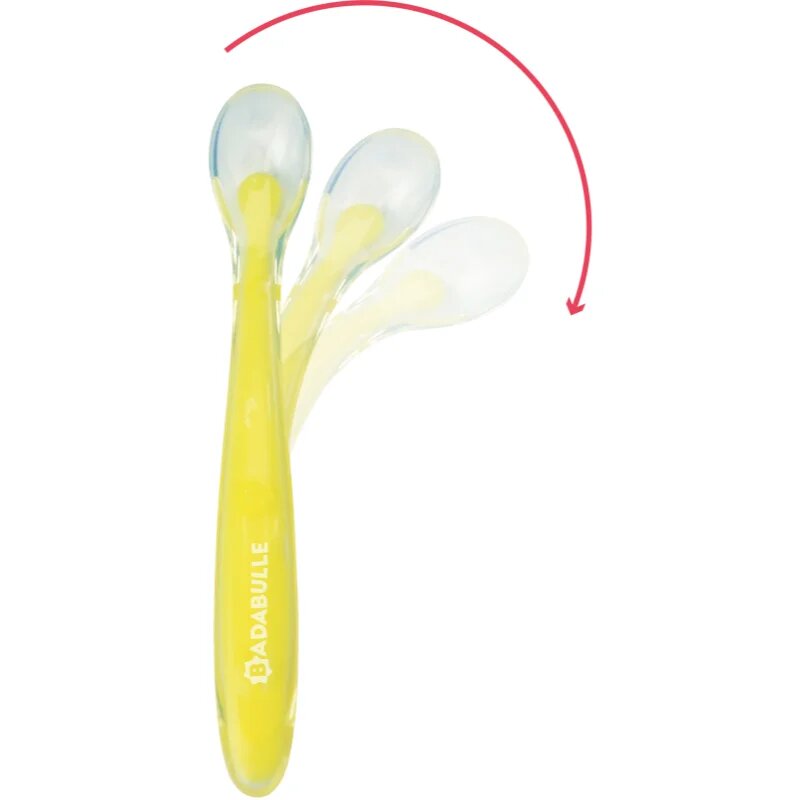 Badabulle Silicone Spoons žlička 3 m+ 2 kos