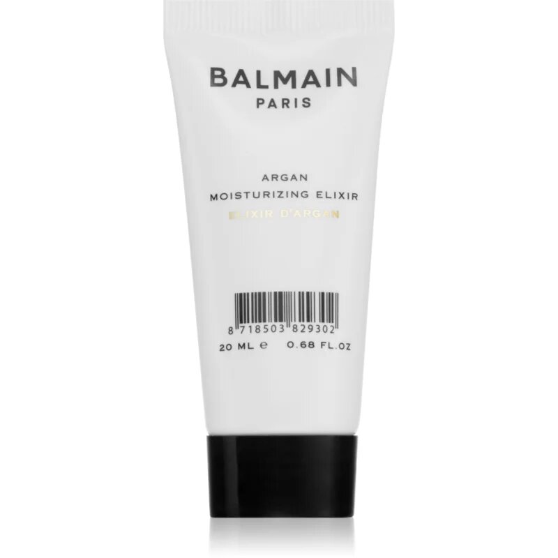 Balmain Hair Couture Argan oljast eliksir za sijoče in zglajene lase potovalno pakiranje 20 ml