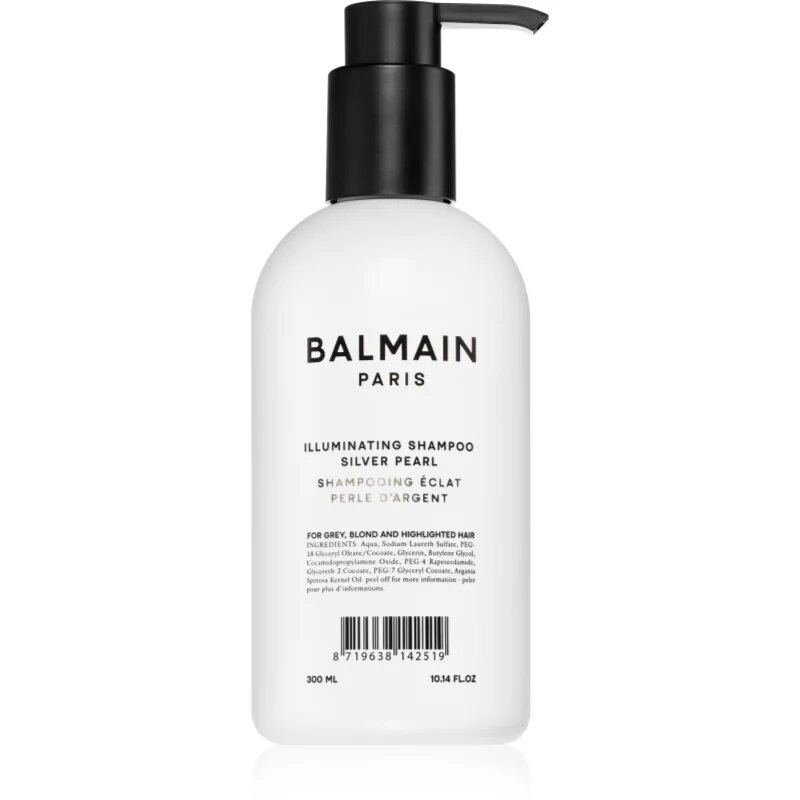 Balmain Hair Couture lluminating Shampoo Silver Pearl šampon za blond lase 300 ml