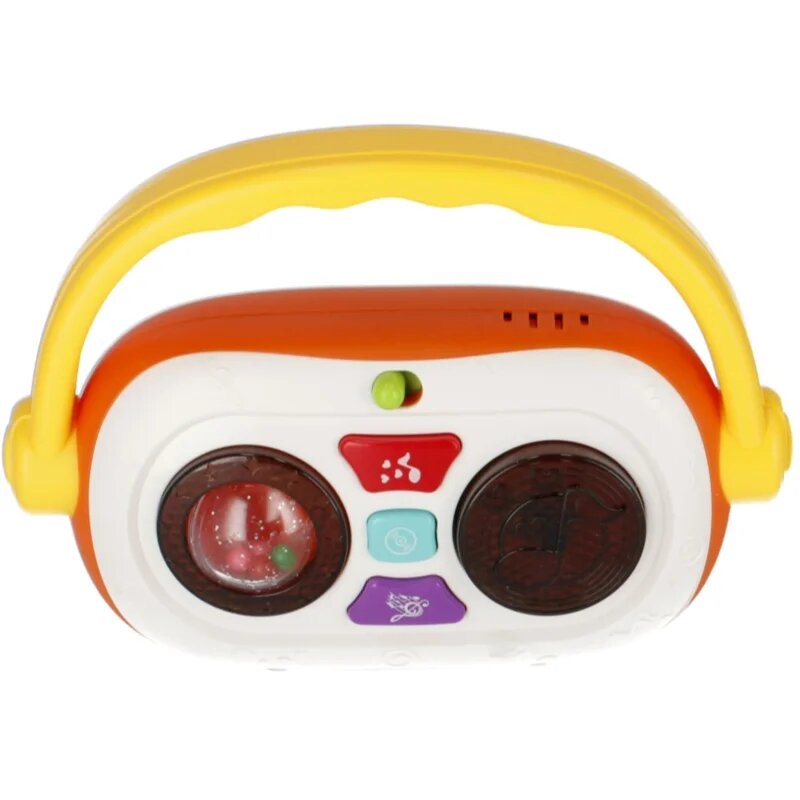 Bam-Bam Music Toy Silicone Bamboo Puzzle aktivnostna igrača z melodijo 18m+ Radio 1 kos