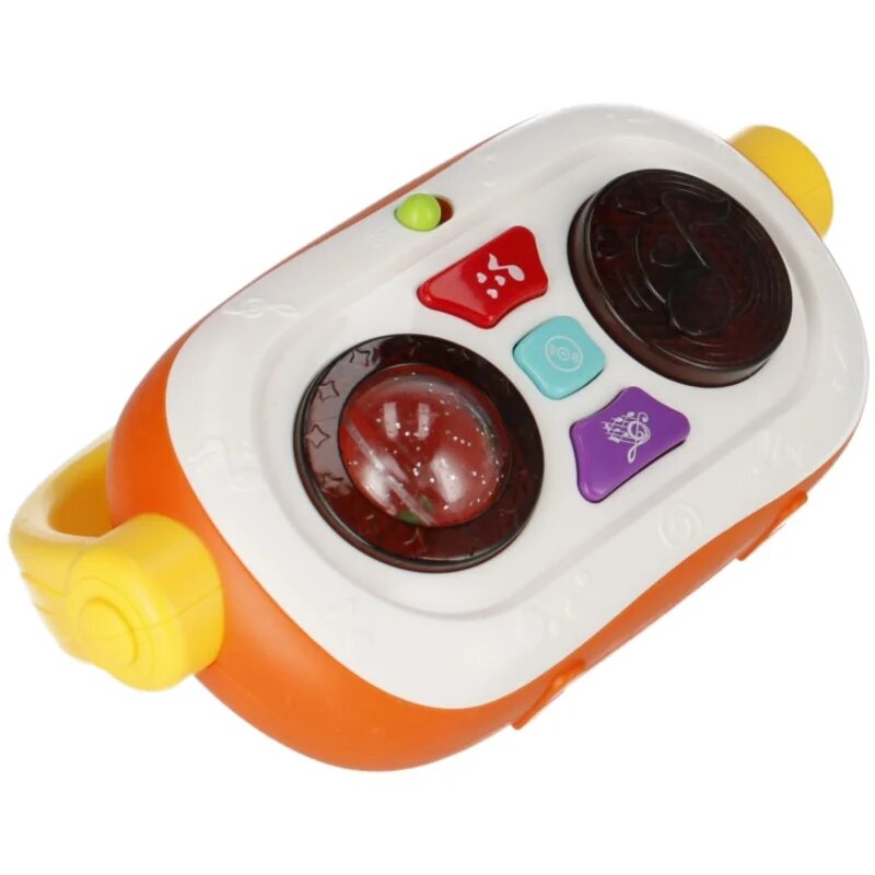 Bam-Bam Music Toy Silicone Bamboo Puzzle aktivnostna igrača z melodijo 18m+ Radio 1 kos