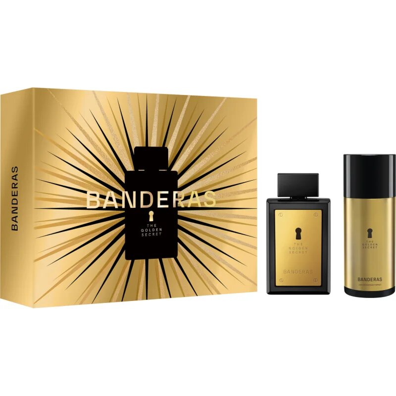 Banderas The Golden Secret darilni set za moške